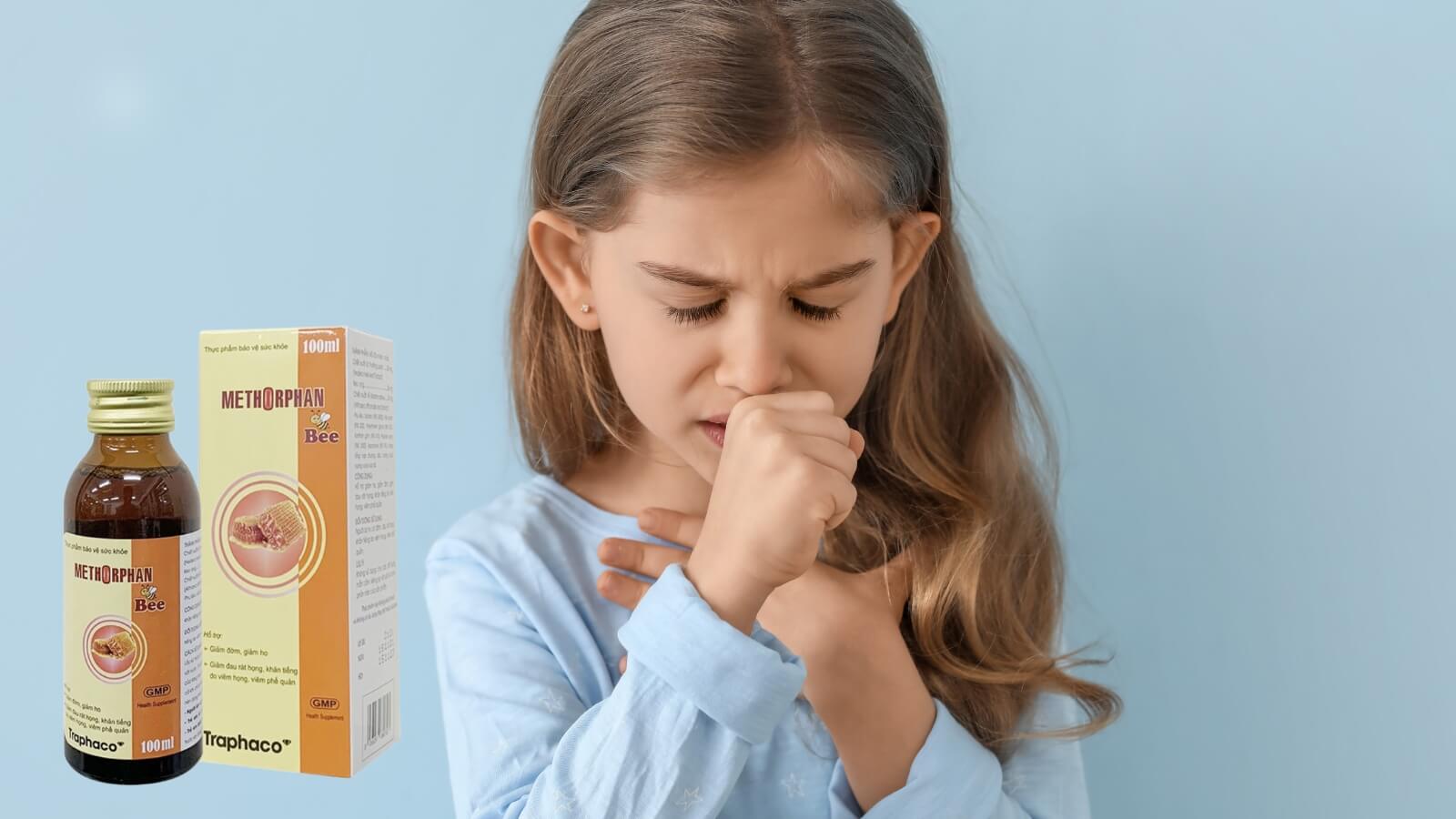 Siro Methorphan Bee Traphaco - Hỗ trợ giảm ho cho bé