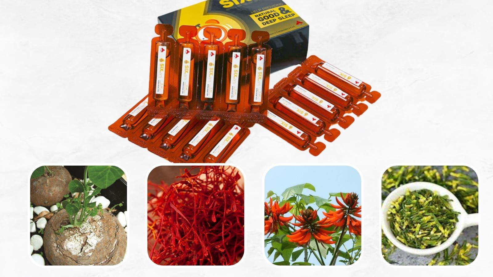 Six am chứa các thành phần có tác động tốt cho giấc ngủ