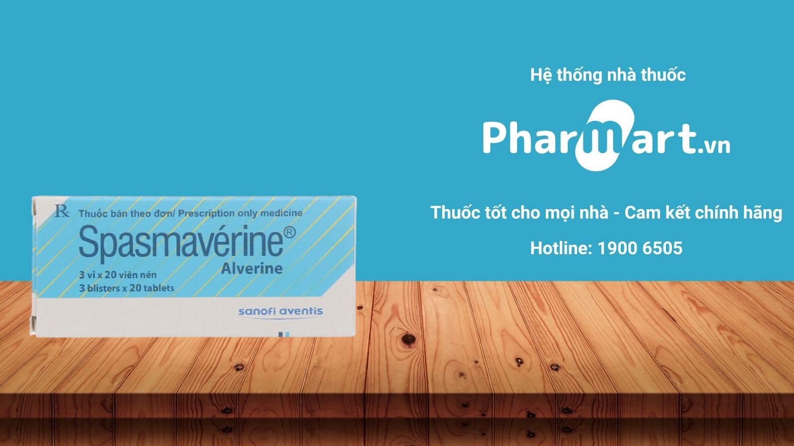 Mua ngay Spasmavérine tại Pharmart.vn