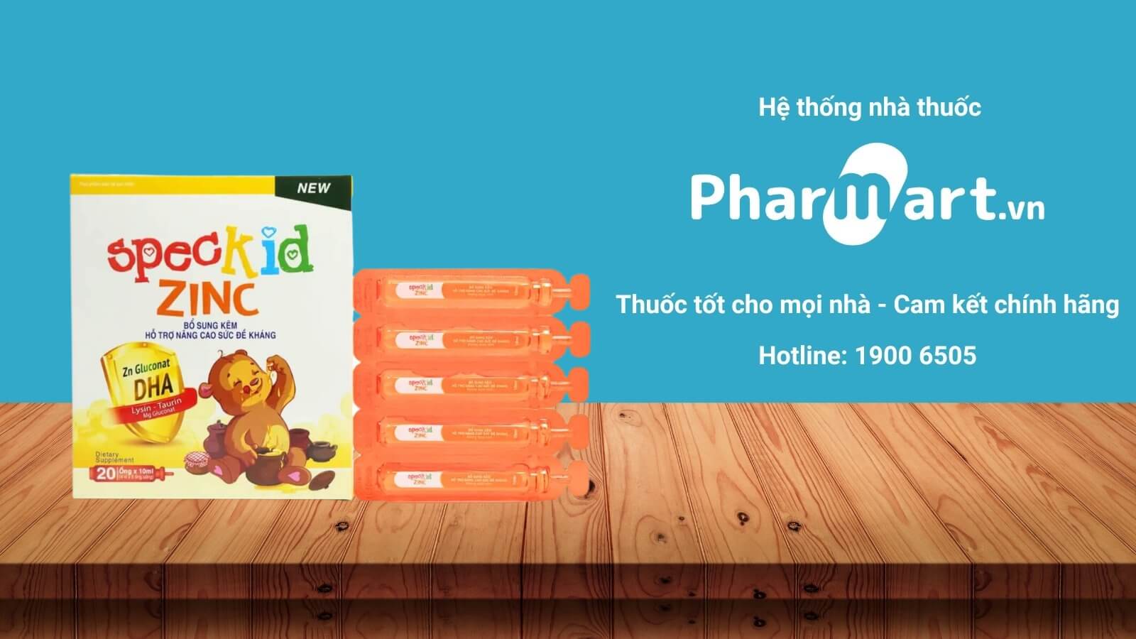 peckid Zinc hiện đang được bán tại Nhà thuốc Pharmart.vn