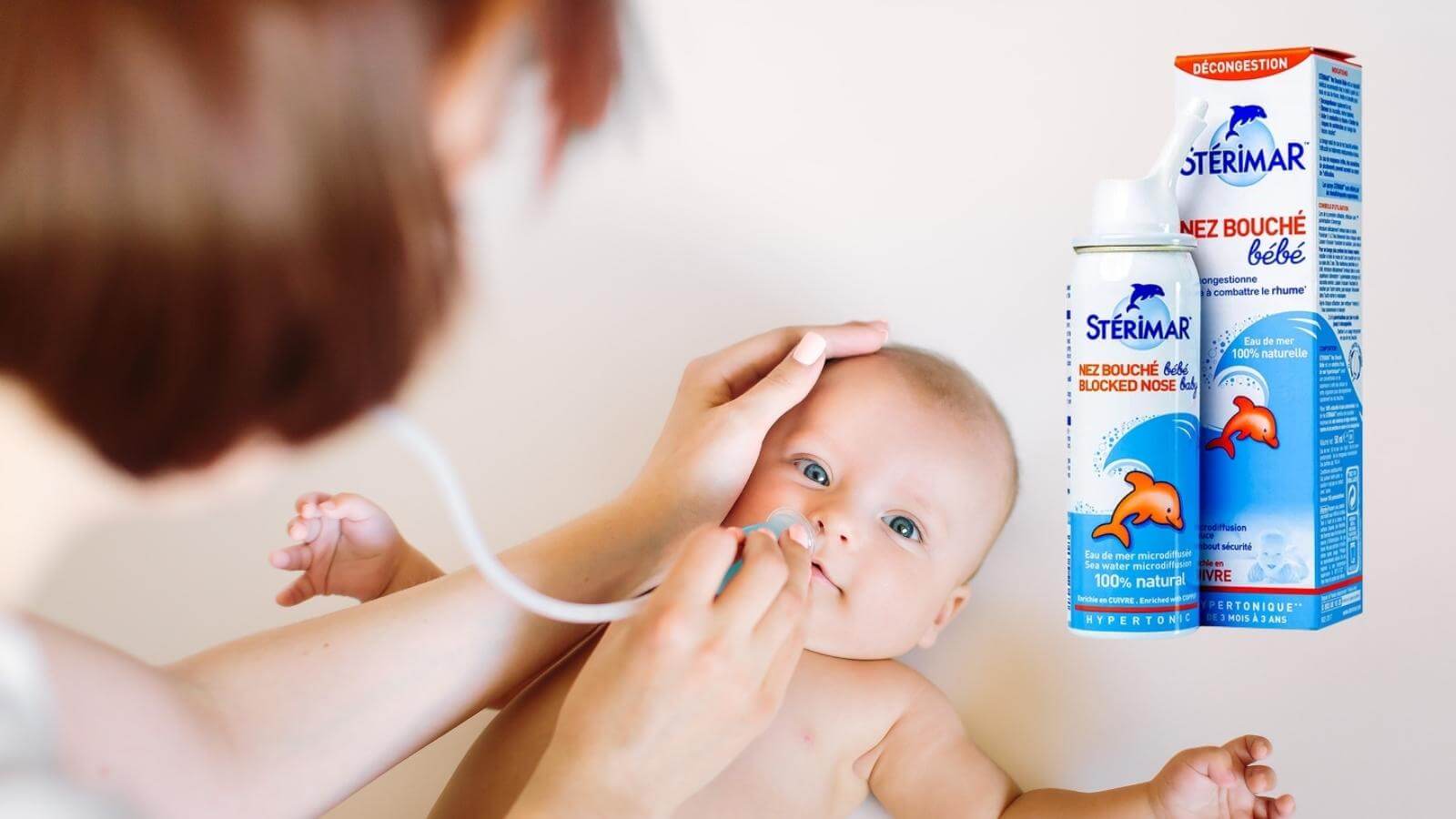 Sterimar Blocked Nose Baby giúp bảo vệ niêm mạc mũi trẻ khỏi vi khuẩn