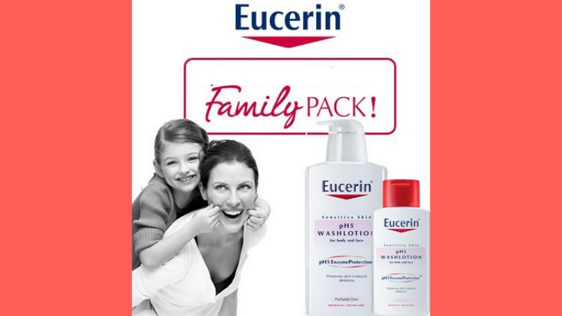 Sữa tắm Eucerin pH5 Washlotion thích hợp cho cả gia đình