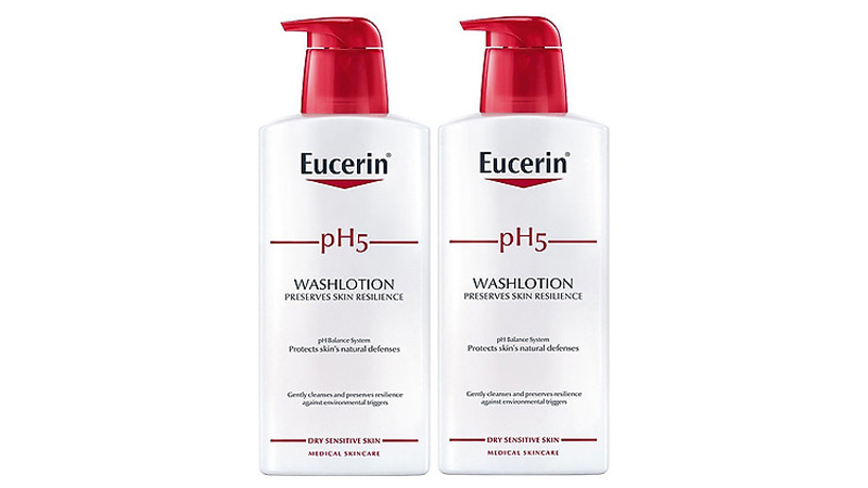 Sữa tắm dạng gel Eucerin pH5 Washlotion cho da nhạy cảm (có mùi) 400ml