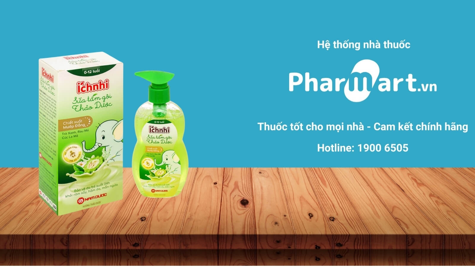Mua ngay sữa tắm Ích Nhi chính hãng tại Pharmart.vn