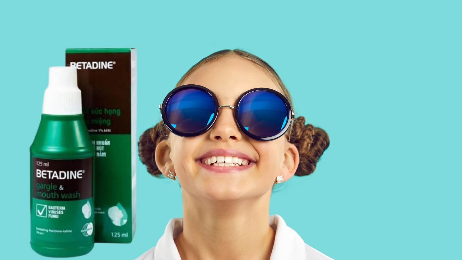 Súc họng Betadine - Điều trị nhiễm khuẩn miệng - Pharmart.vn