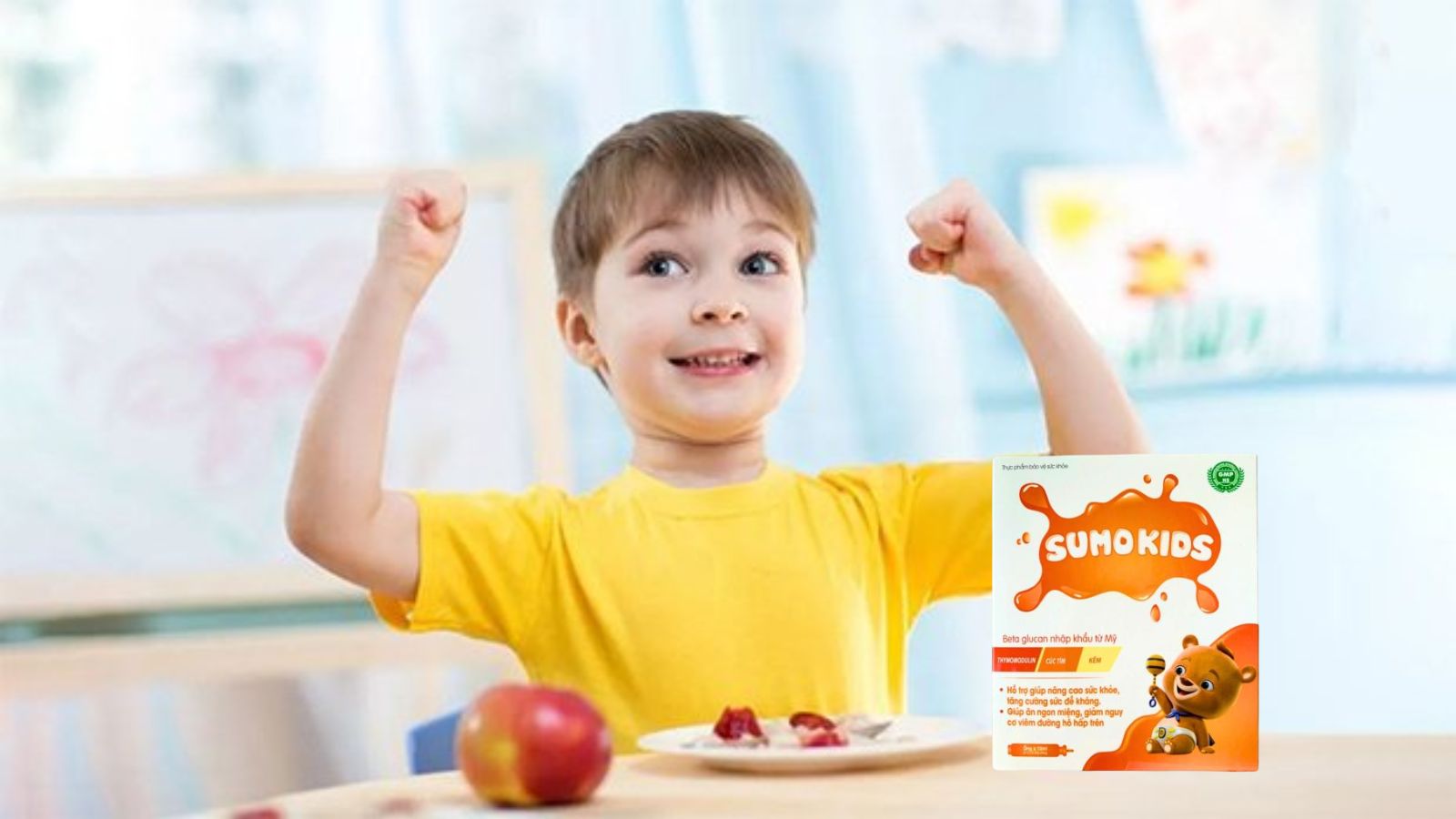 Sumo kids - Hỗ trợ tăng cường sức khỏe