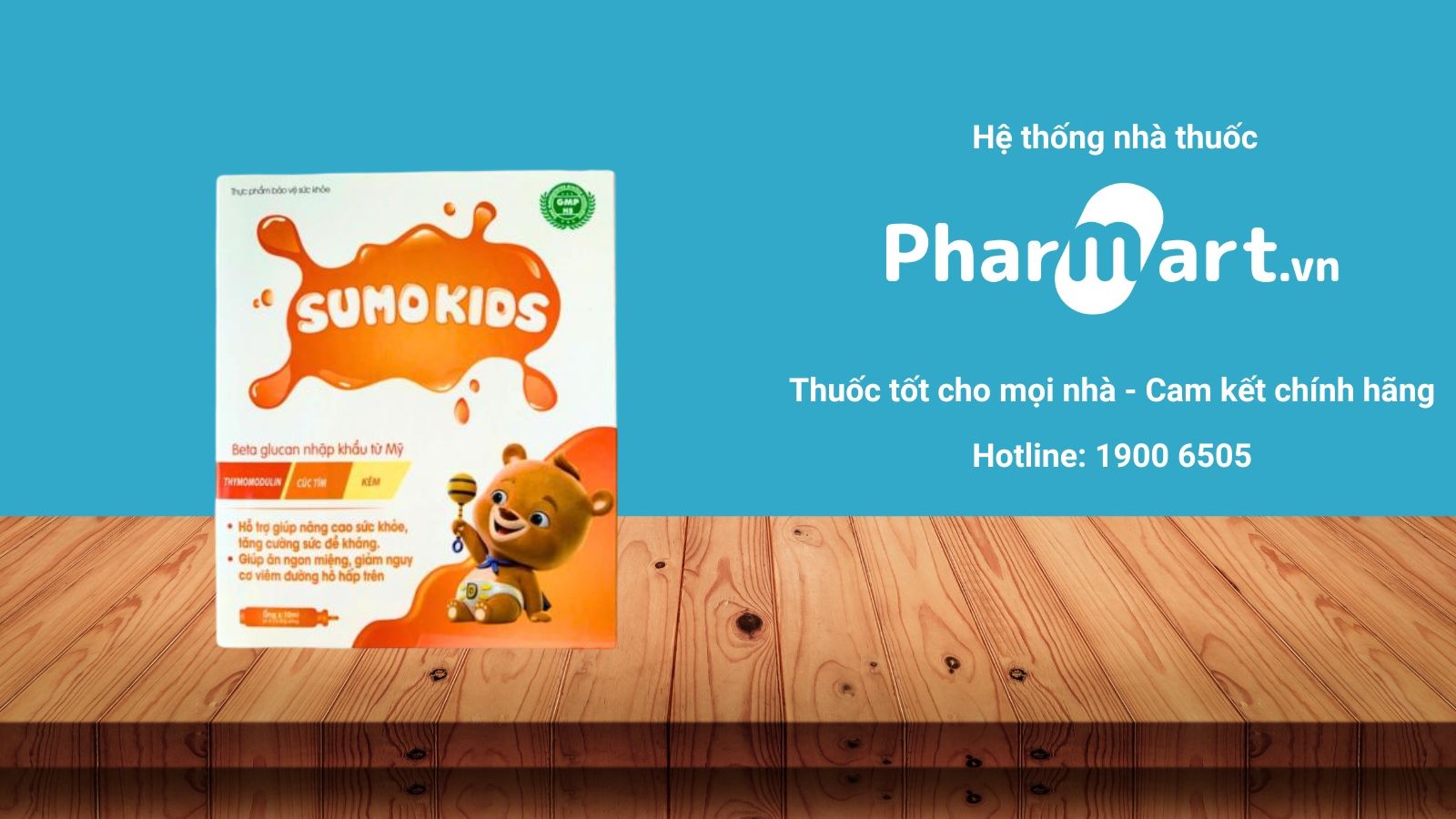 Sumo kids đang được bán chính hãng tại Nhà thuốc Pharmart.vn