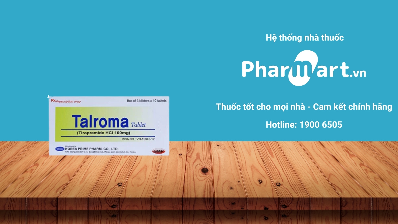 Mua ngay thuốc Talroma chính hãng tại Pharmart.vn