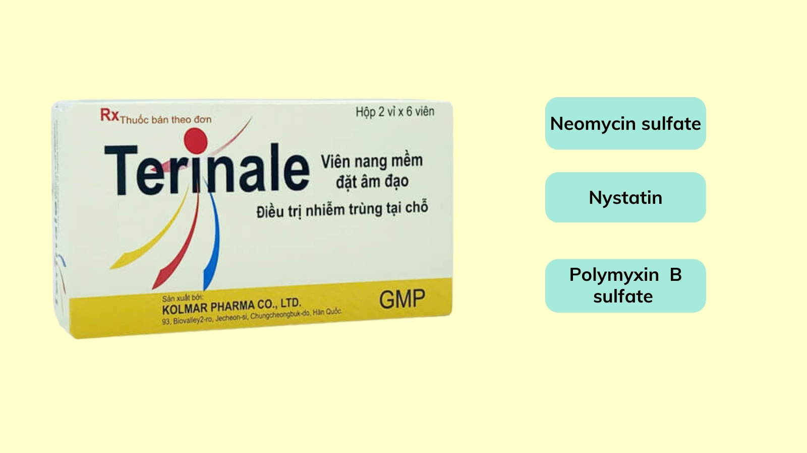 Thành phần chính của Terinale