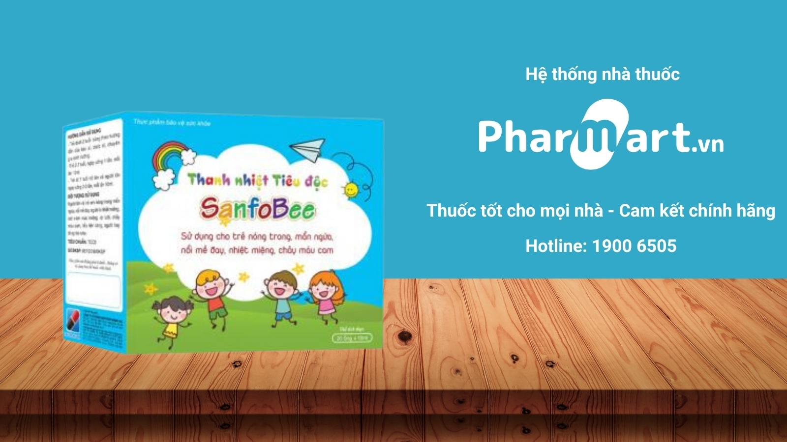 Mua ngay thanh nhiệt Thanh Nhiệt Tiêu Độc SanfoBee chính hãng tại Pharmart.vn 