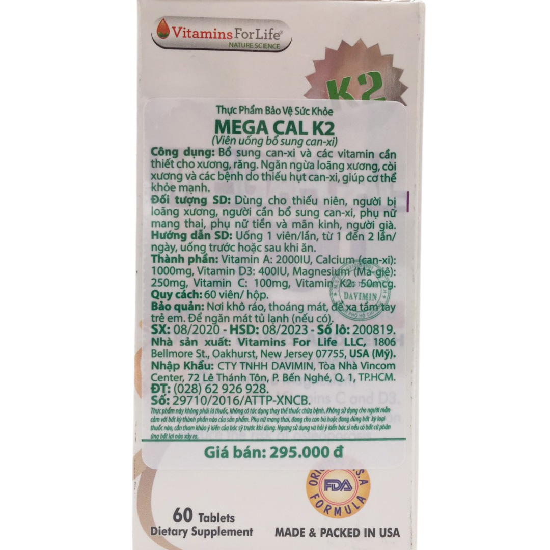 cong dung mega cal