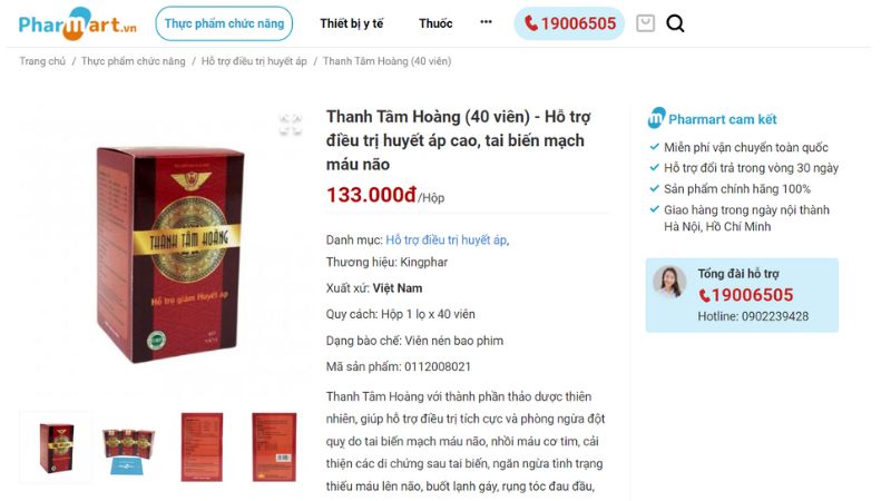 Nhà thuốc Pharmart.vn là một trong những địa chỉ uy tín phân phối chính hãng các sản phẩm KingPhar.