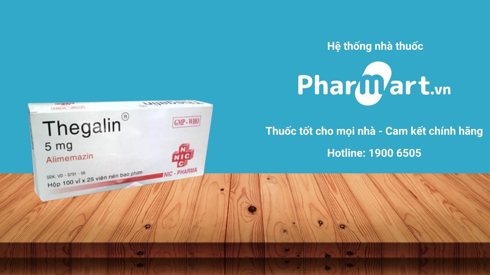 Mua ngay Thuốc Thegalin 5mg tại Pharmart.vn