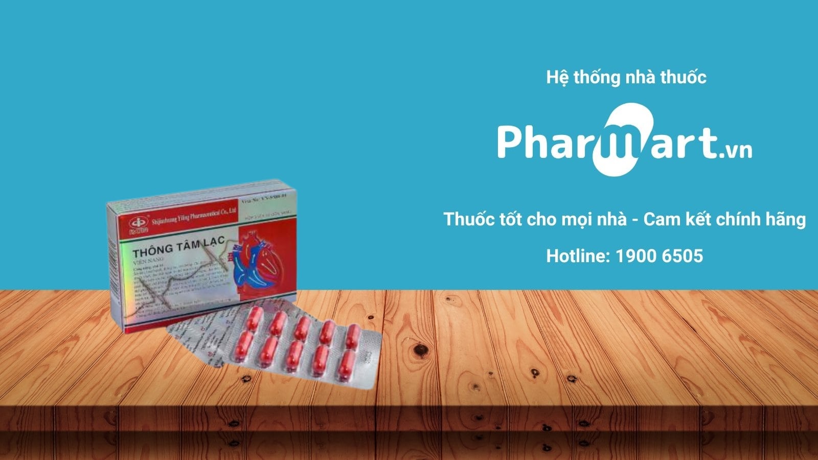 Liên hệ Pharmart.vn để đảm bảo mua Thông Tâm Lạc chính hãng