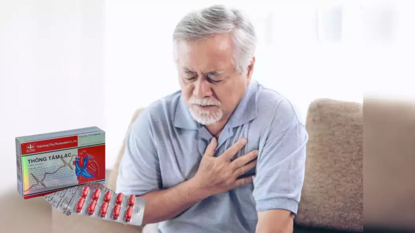 Thông Tâm Lạc- điều trị các bệnh mạch vành, đau thắt ngực do tâm khí hư phiếm, huyết ứ lạc trở