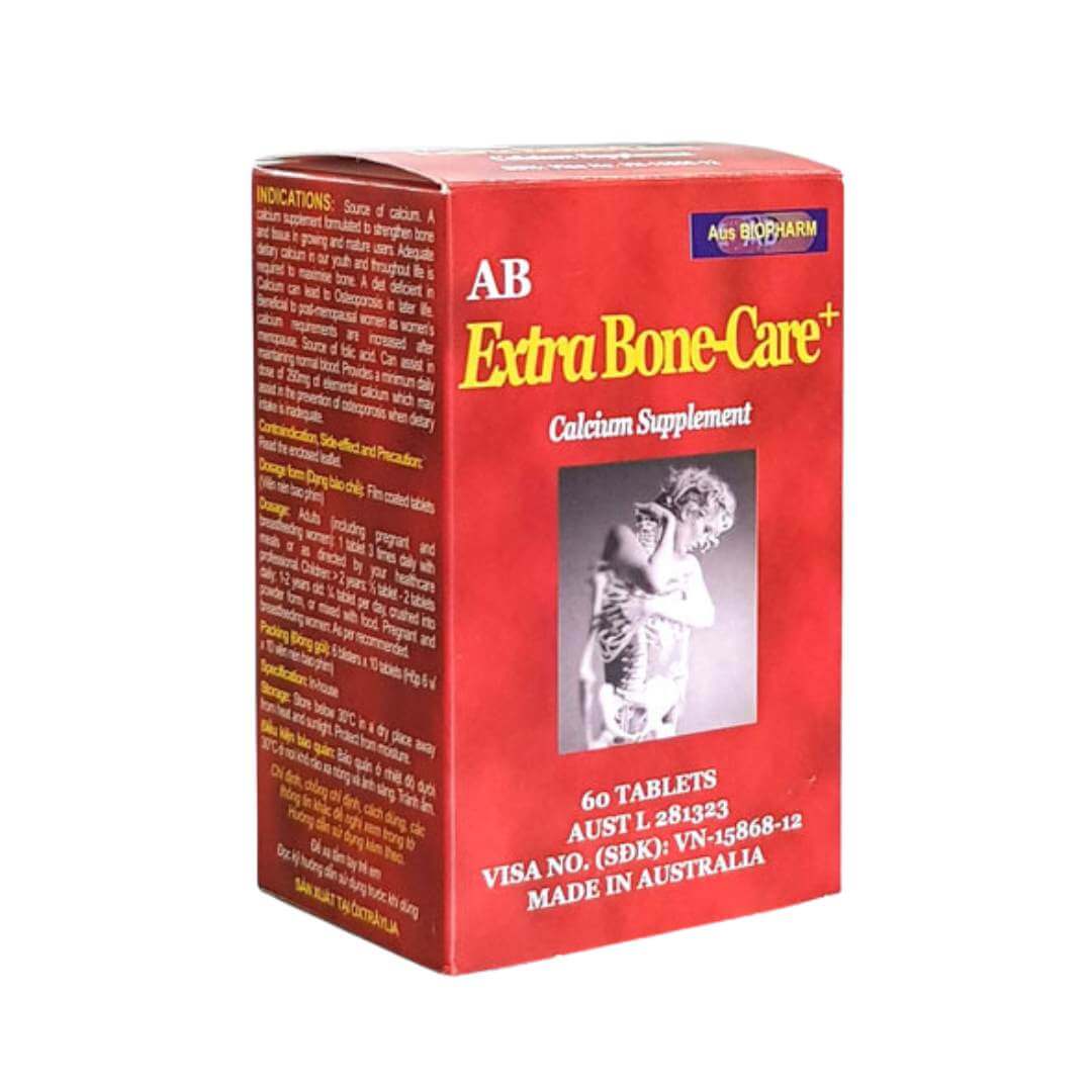 Thuốc AB ExtraBone-Care+ - Hỗ trợ điều trị loãng xương hộp 60 viên ...