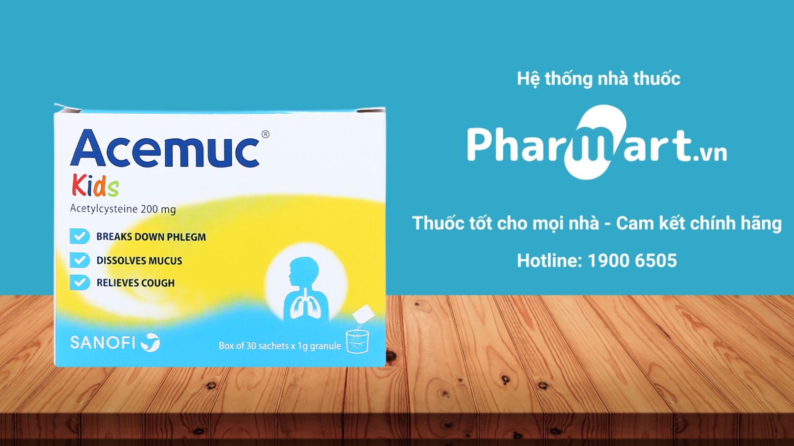 Mua ngay Acemuc kid 200mg tại Pharmart.vn