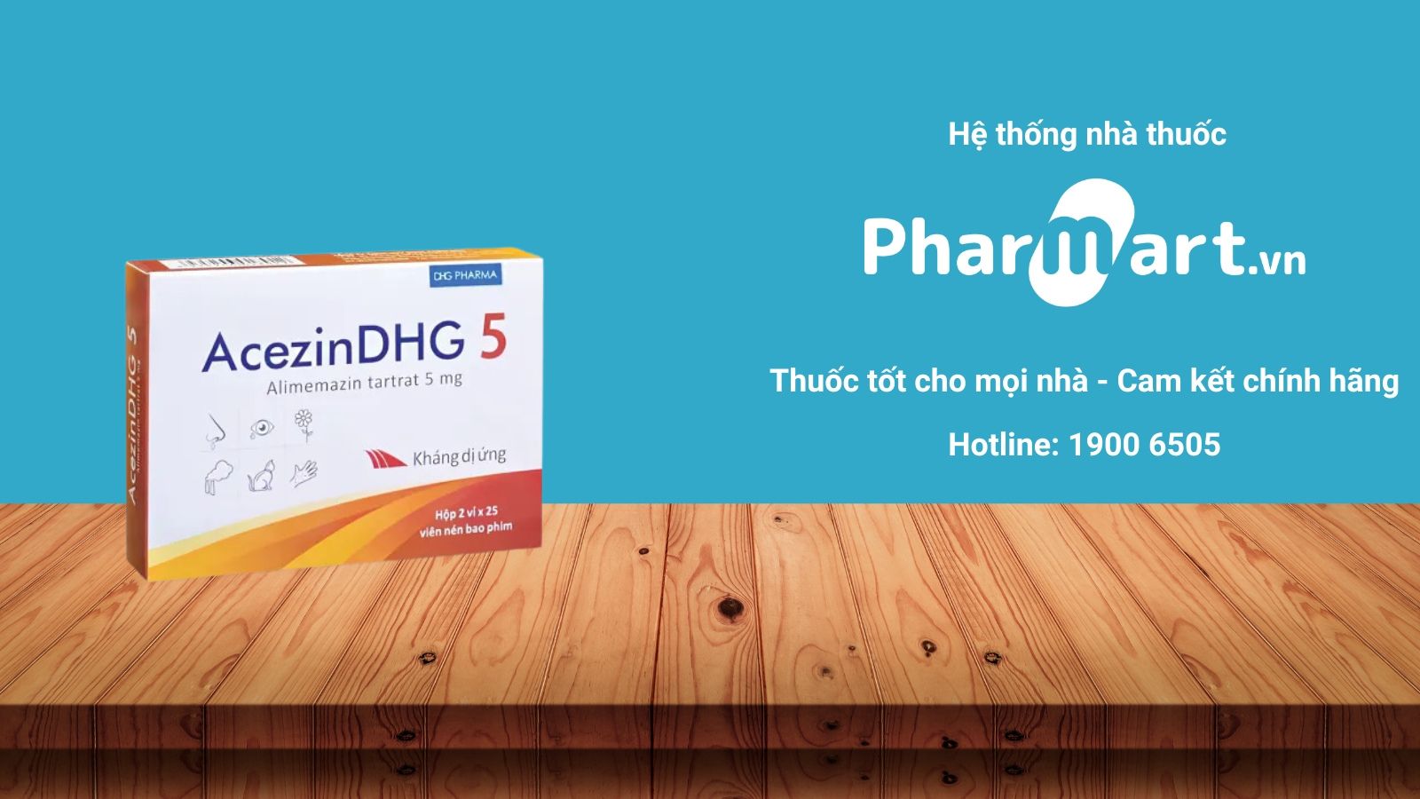 Mua ngay Acezin DHG tại Pharmart.vn