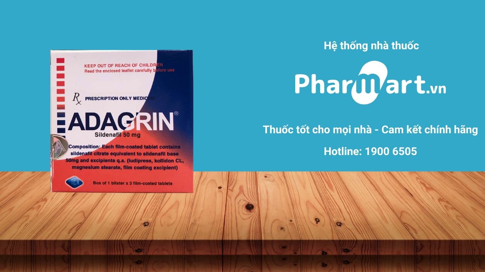 Mua ngay Thuốc Adagrin 50mg tại Pharmart.vn
