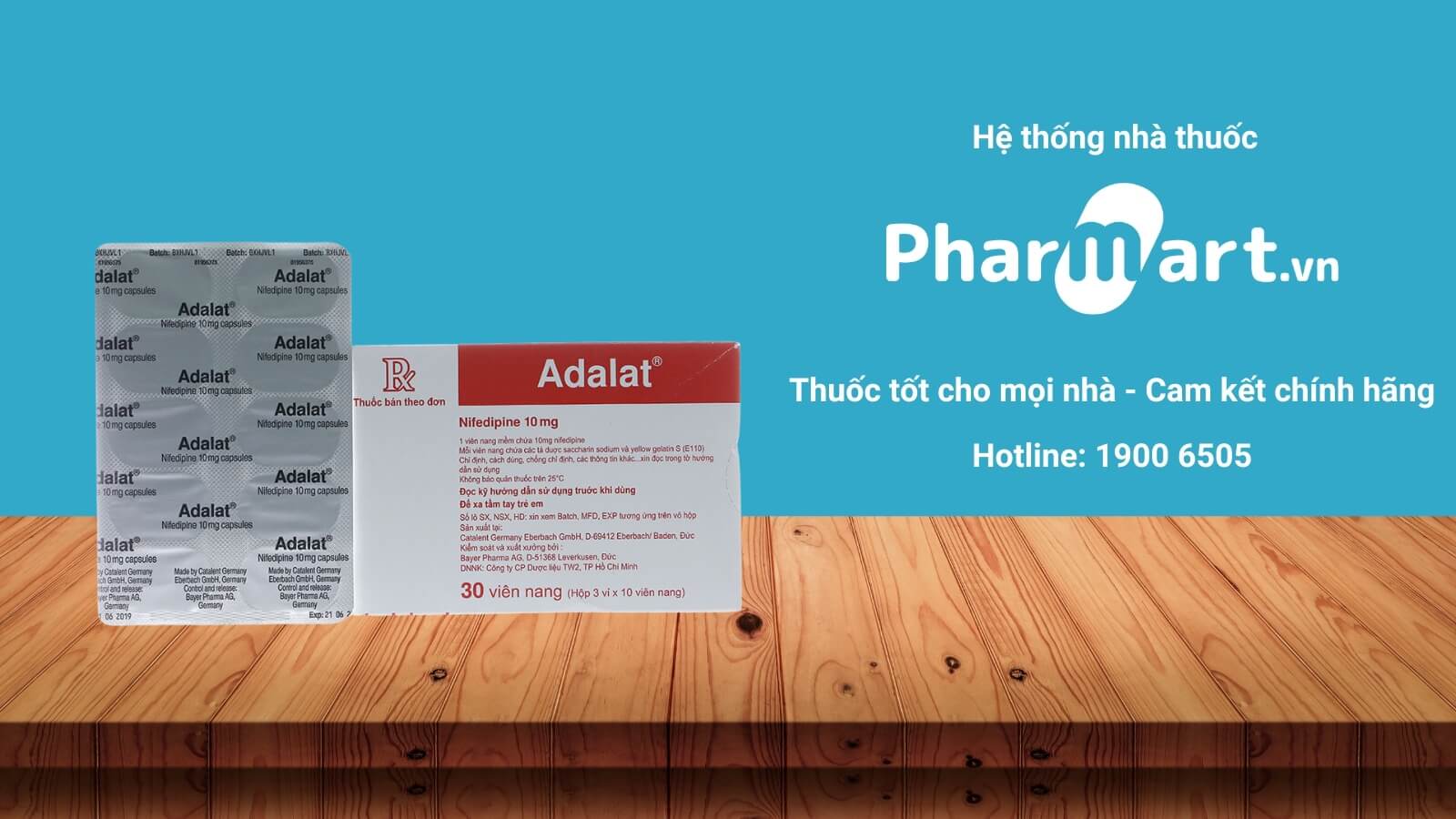Mua Thuốc Adalat 10mg chính hãng tại Pharmart.vn