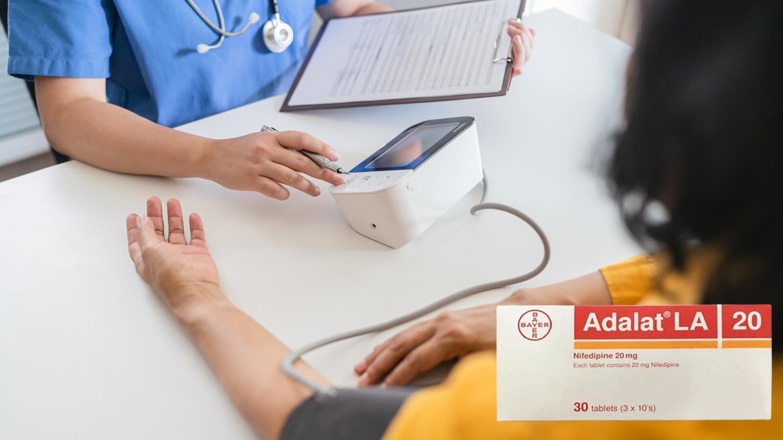 Thuốc Adalat LA 20mg có tác dụng hạ huyết áp hiệu quả