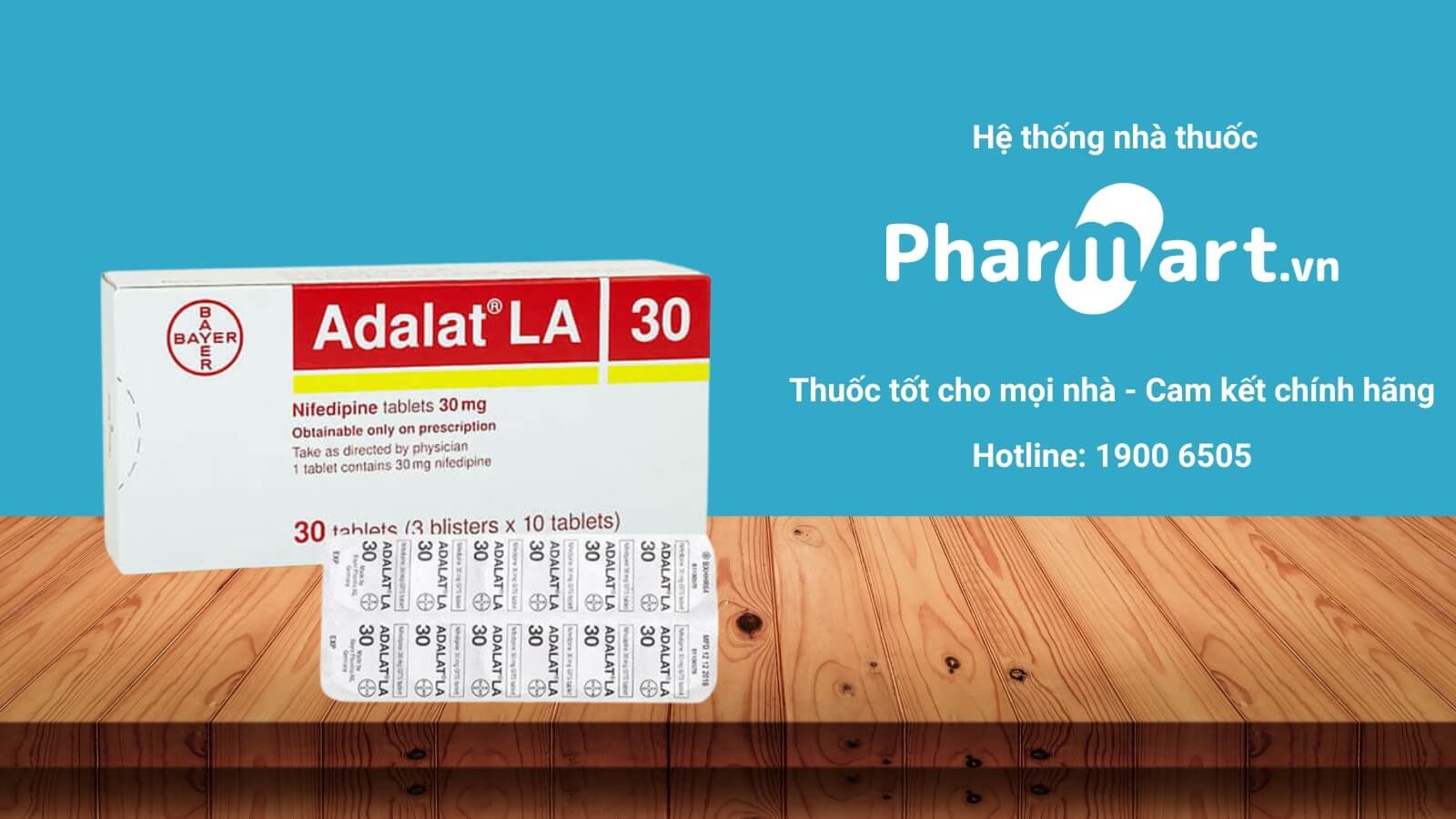 Mua Thuốc Adalat LA 30mg chính hãng tại Pharmart.vn
