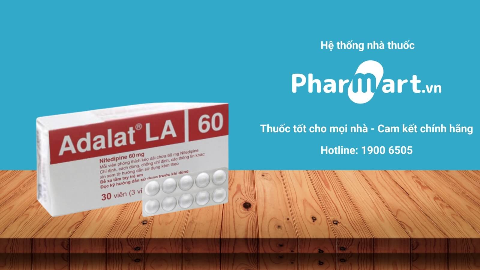 Mua Thuốc Adalat LA 60 chính hãng tại Pharmart.vn