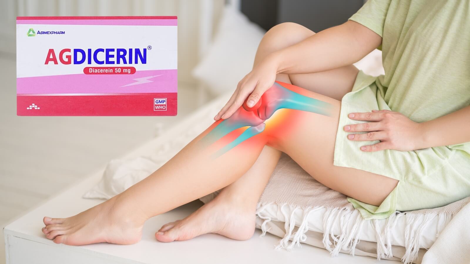 Thuốc Agdicerin giúp điều trị thoái hóa xương khớp hiệu quả