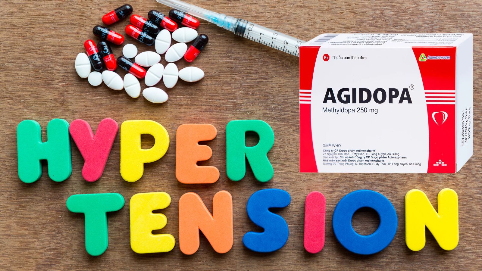 Methyldopa thành phần chính của thuốc Agidopa 250mg