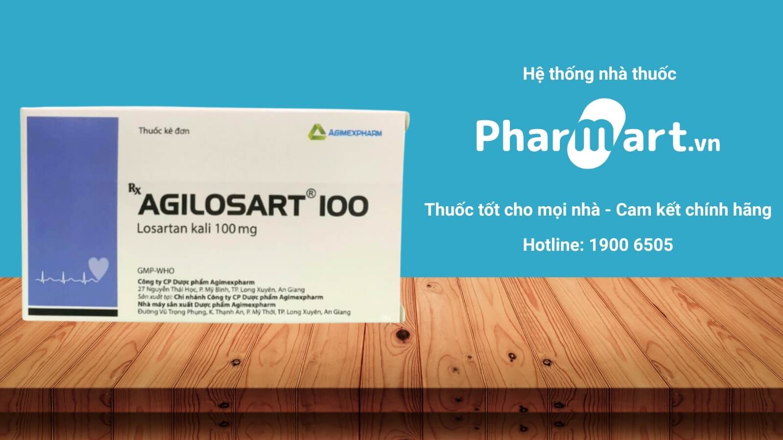 Mua ngay Agilosart 100 tại Pharmart.vn
