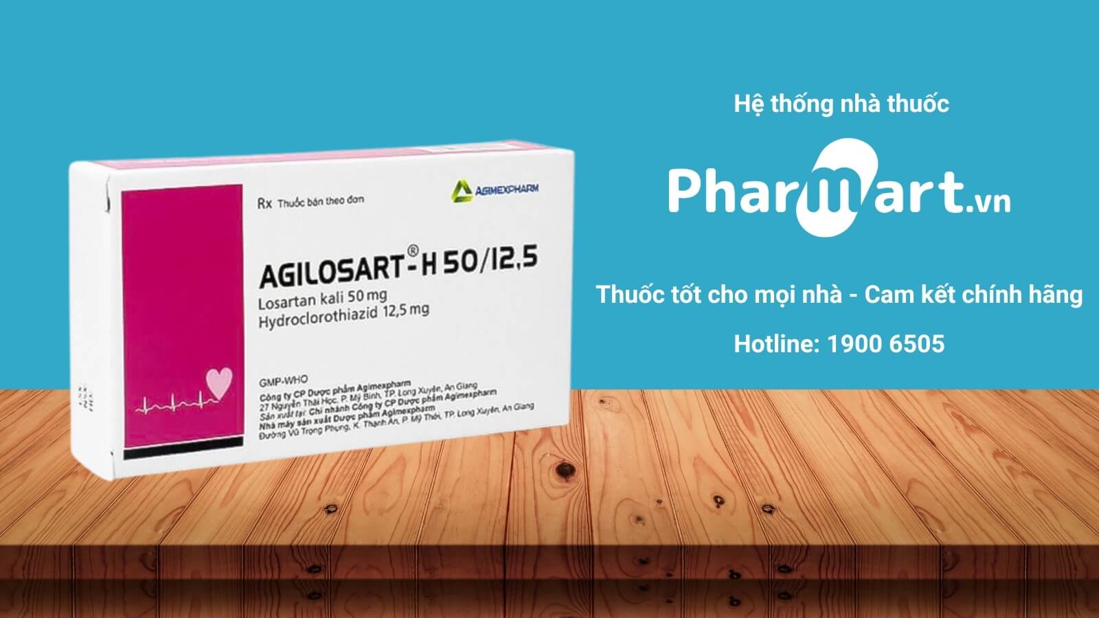 Mua ngay Agilosart-H 50/12.5 tại Phararmart.vn