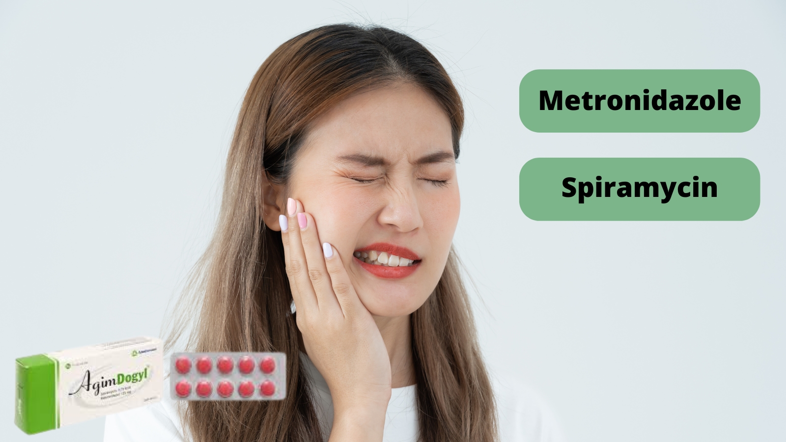 Thuốc là sự kết hợp giữa hai thành phần kháng sinh là Metronidazol và Spiramycin