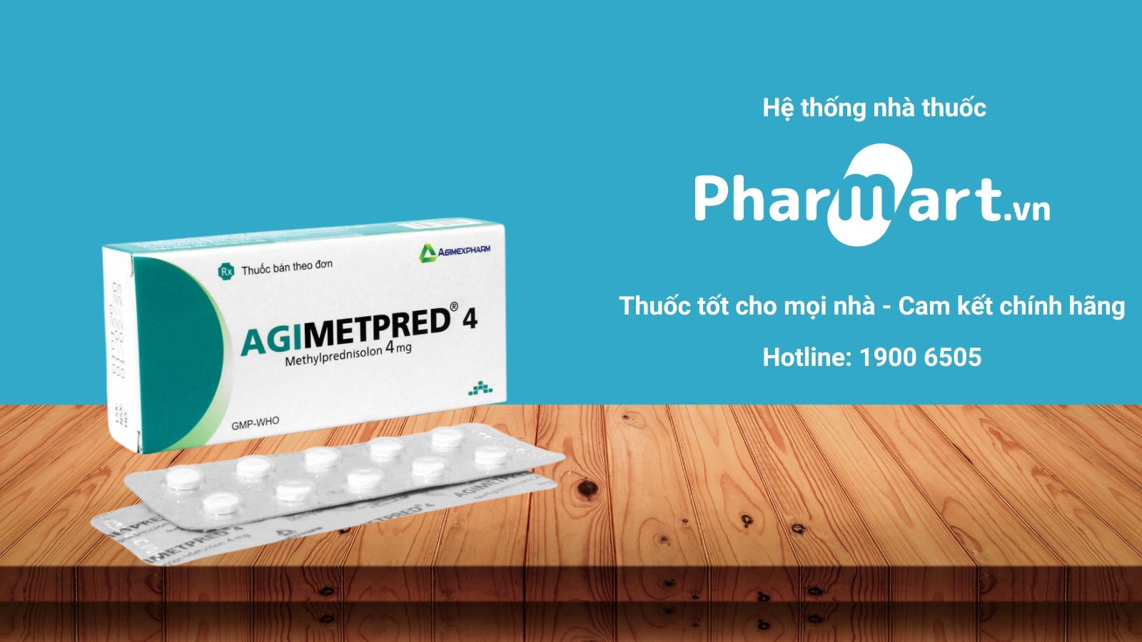 Mua ngay Agimetpred 4mg tại Pharmart.vn