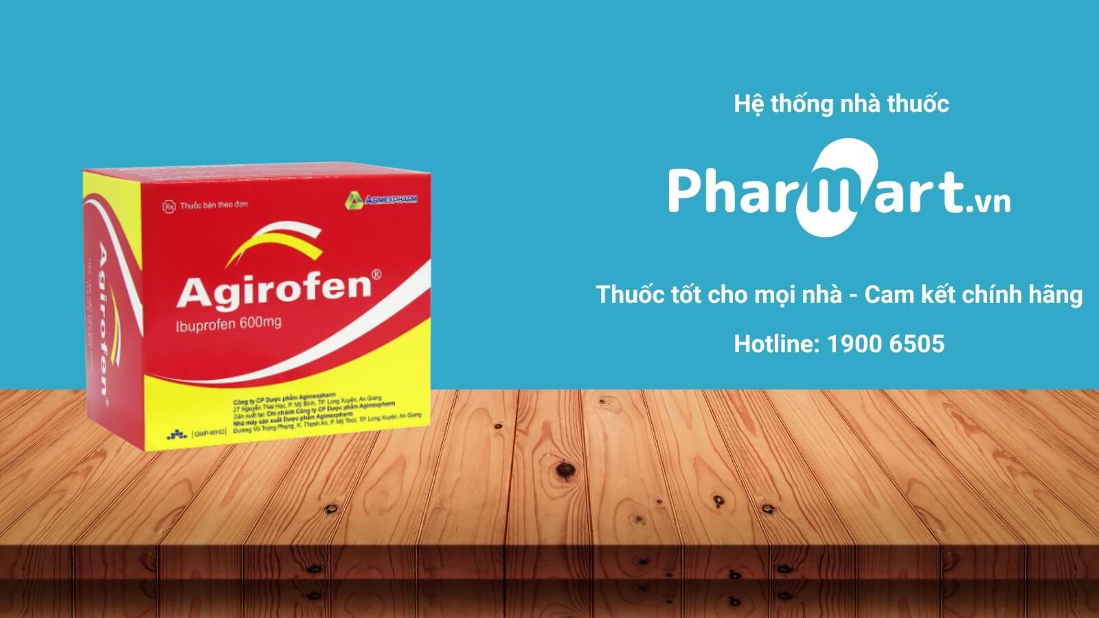 Mua ngay thuốc Agirofen 600mg tại Pharmart.vn