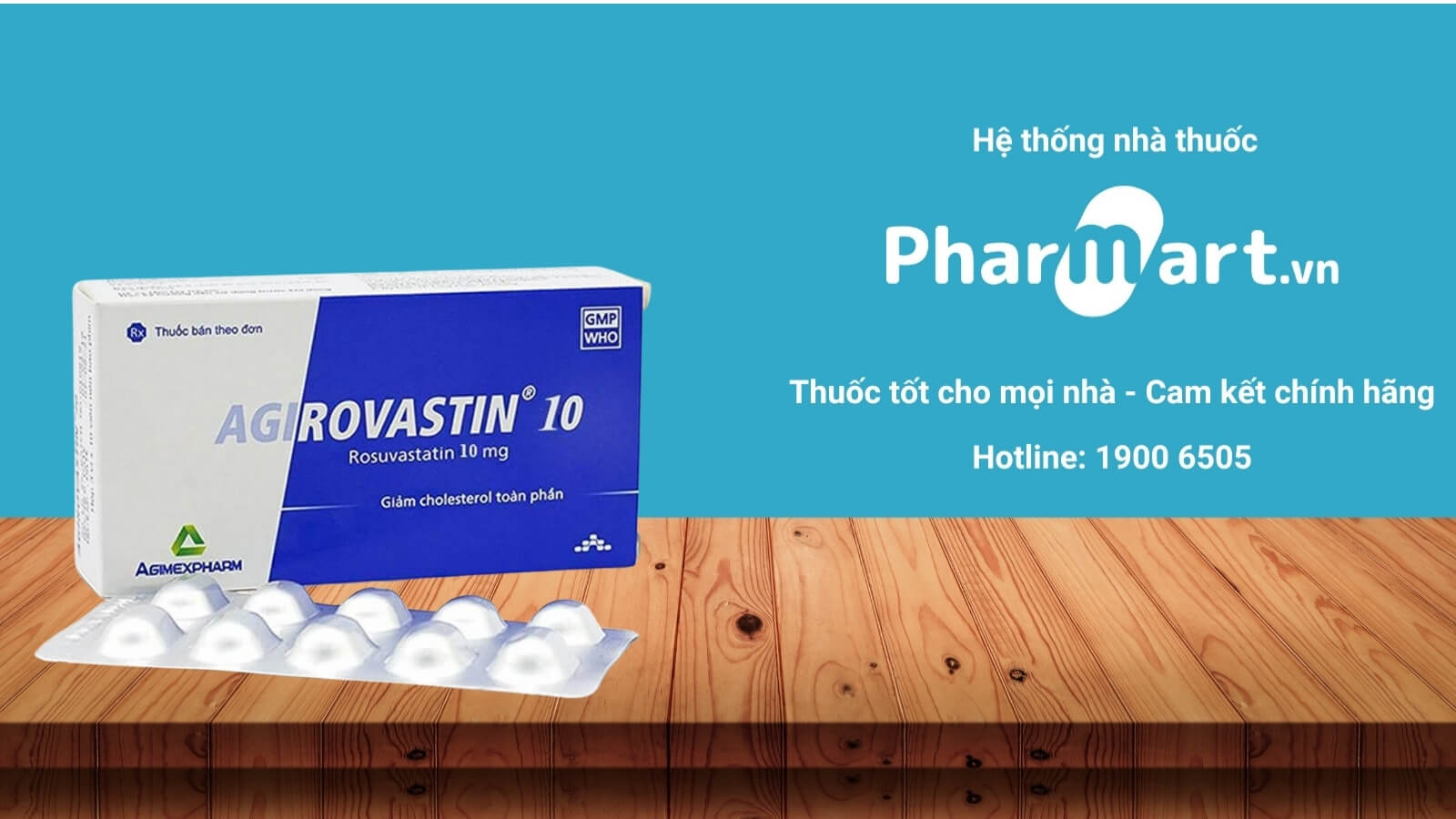 Mua ngay thuốc Agirovastin 10 chính hãng tại Pharmart.vn