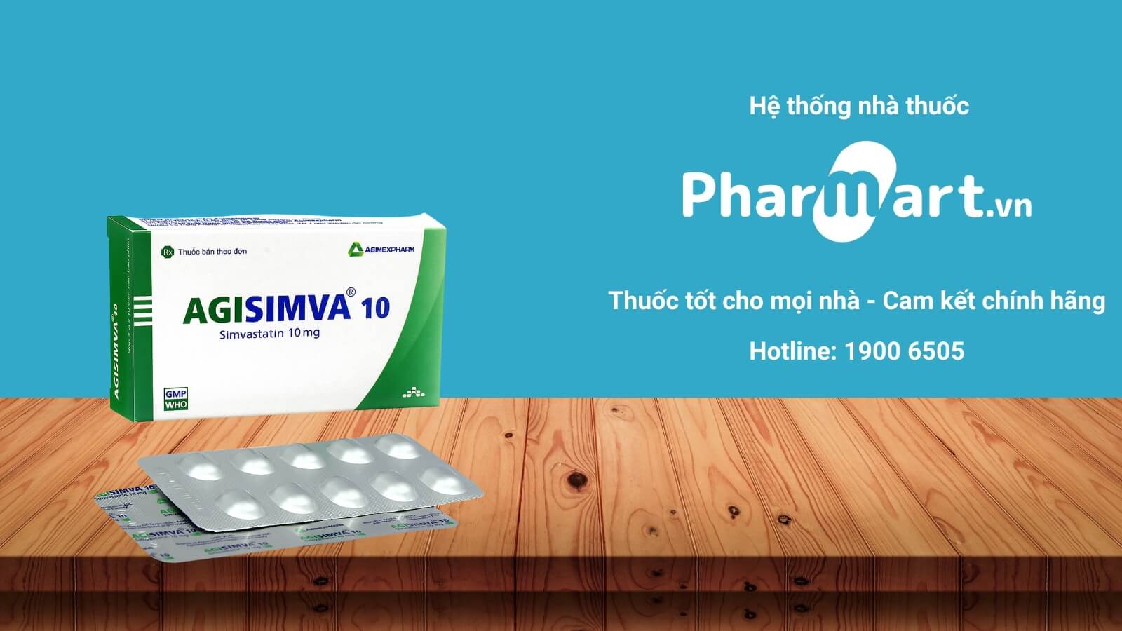 Mua thuốc Agisimva 10mg chính hãng tại Pharmart.vn