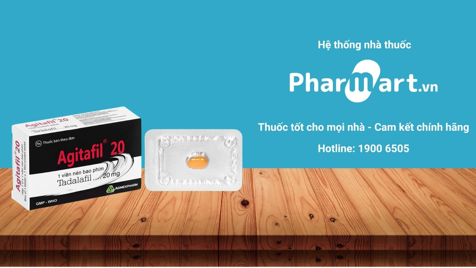 Mua ngay thuốc Agitafil 20 chính hãng tại Pharmart.vn