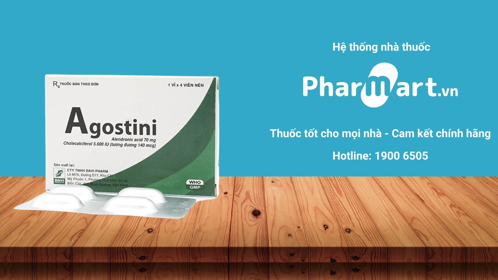 Mua ngay Agostini tại Pharmart.vn