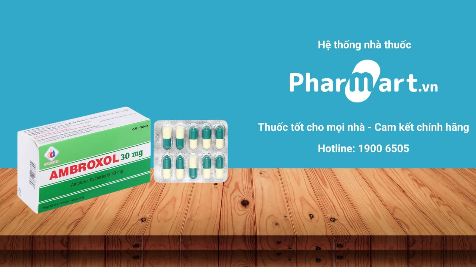 Mua ngay thuốc Ambroxol 30mg chính hãng tại Pharmart.vn