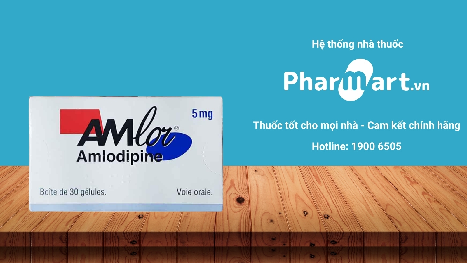 Mua ngay thuốc Amlor 5mg chính hãng tại Pharmart.vn