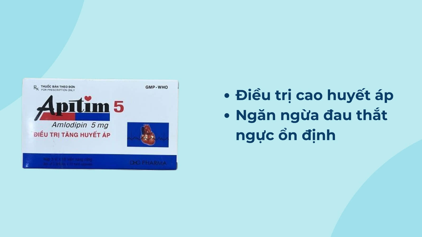Apitim 5 là sản phẩm hiệu quả ngăn ngừa cơn đau thắt ngực