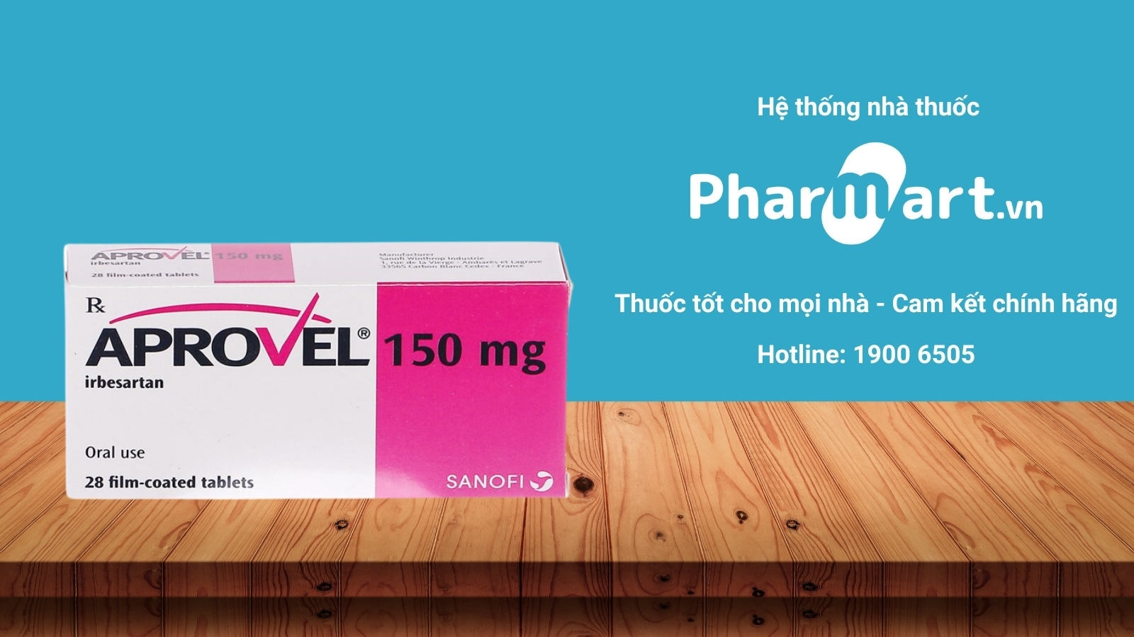 Mua ngay thuốc Aprovel 150mg chính hãng tại Pharmart.vn