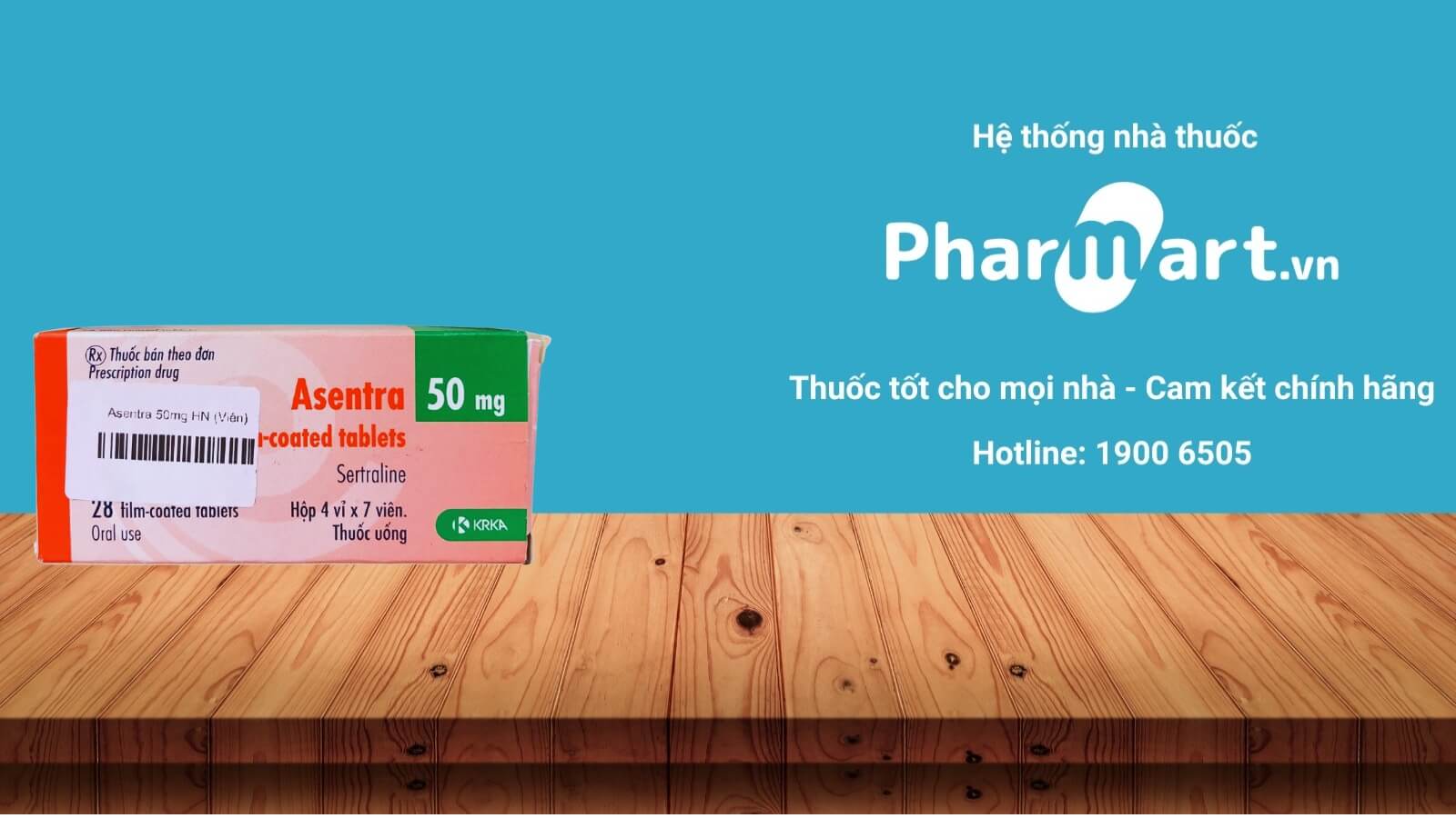 Mua ngay thuốc Asentra 50mg chính hãng tại Pharmart.vn