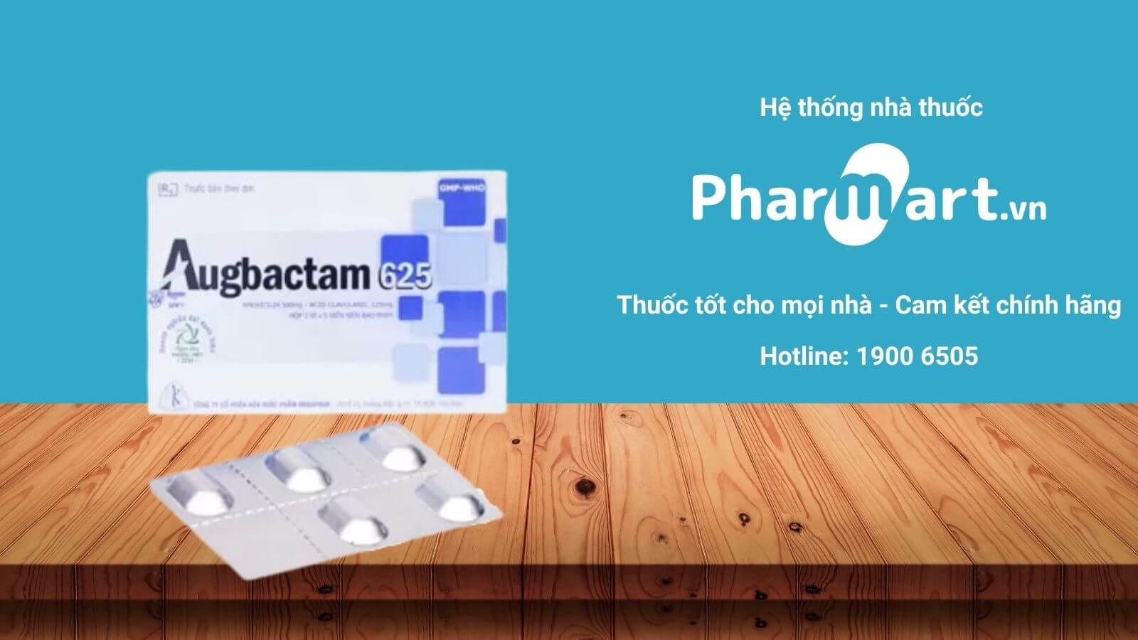 Mua ngay augbactam 625mg chính hãng tại Pharmart.vn