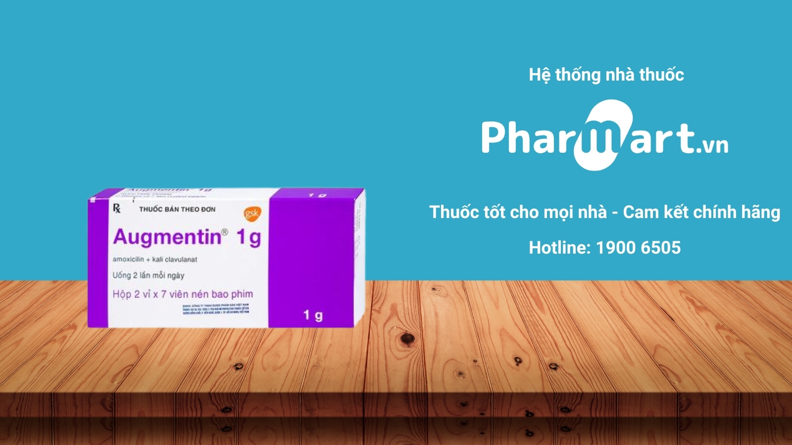 Mua ngay thuốc Augmentin 1g chính hãng tại Pharmart.vn