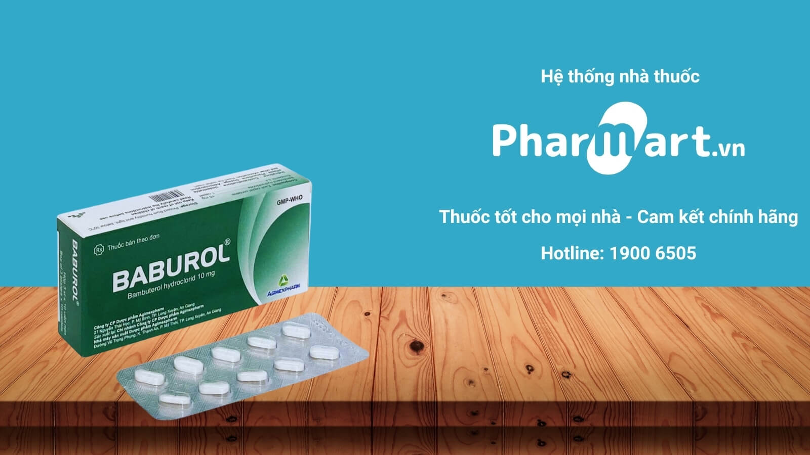 Mua ngay thuốc Baburol chính hãng tại Pharmart.vn