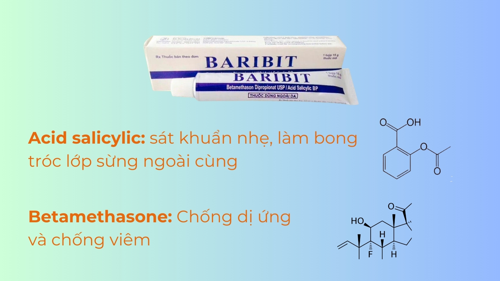 Thuốc Baribit điều trị các bệnh ngoài da