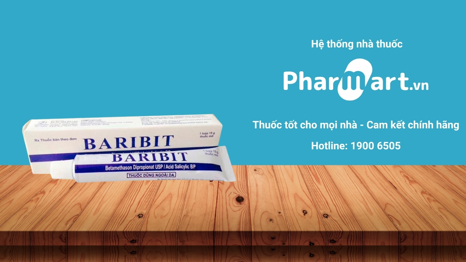 Mua thuốc bôi Baribit chính hãng tại Pharmart.vn