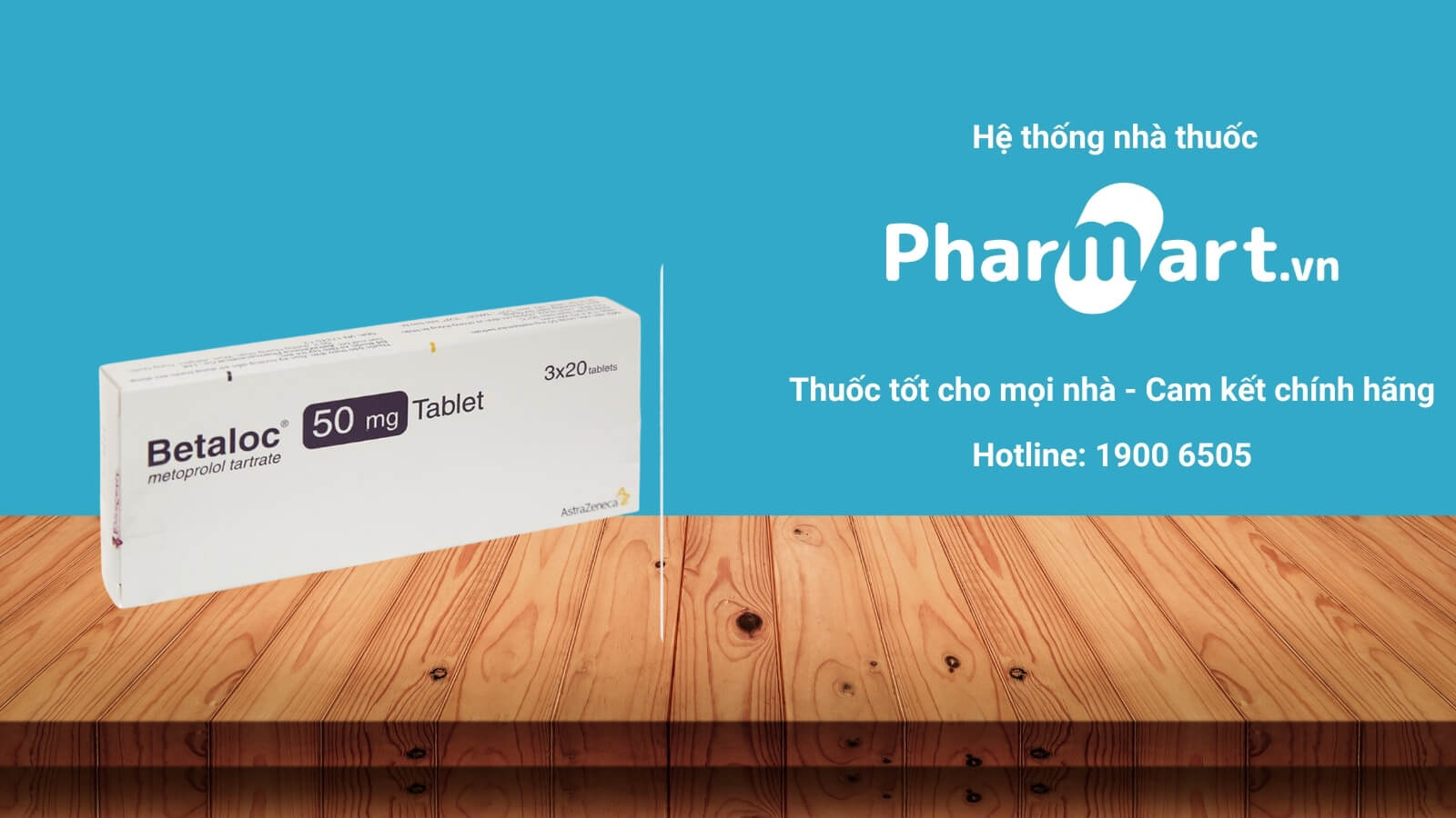 Mua ngay Thuốc Betaloc 50mg tại Pharmart.vn