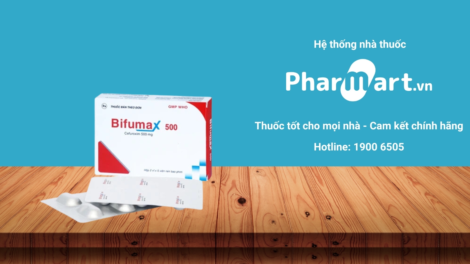 Mua ngay thuốc Bifumax 500mg chính hãng tại Pharmart.vn